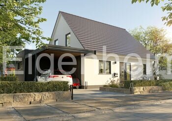 Variante mit Anbau und Carport Variante mit Anbau und Carport