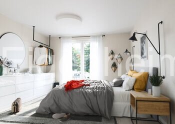 Blick ins Schlafzimmer Blick ins Schlafzimmer