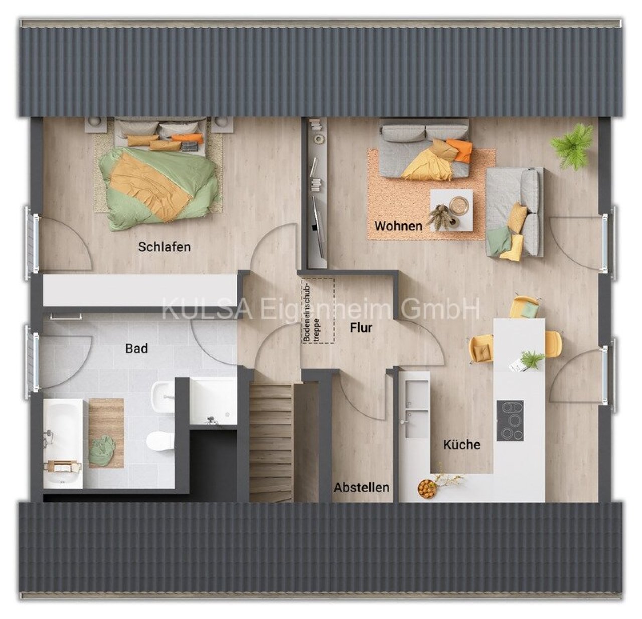 Variante mit Einliegerwohnung * gegen Aufpreis Variante mit Einliegerwohnung * gegen Aufpreis