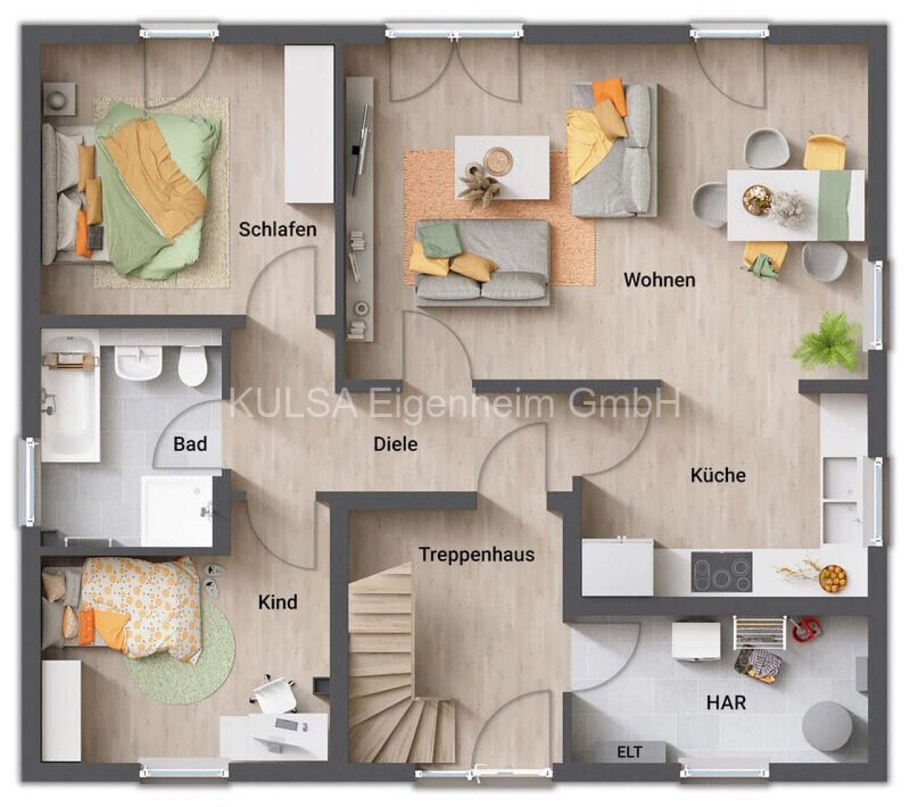 Variante mit Einliegerwohnung * gegen Aufpreis Variante mit Einliegerwohnung * gegen Aufpreis